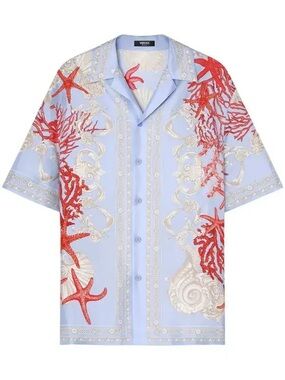 Versace Barocco Sea print Silk Shitt